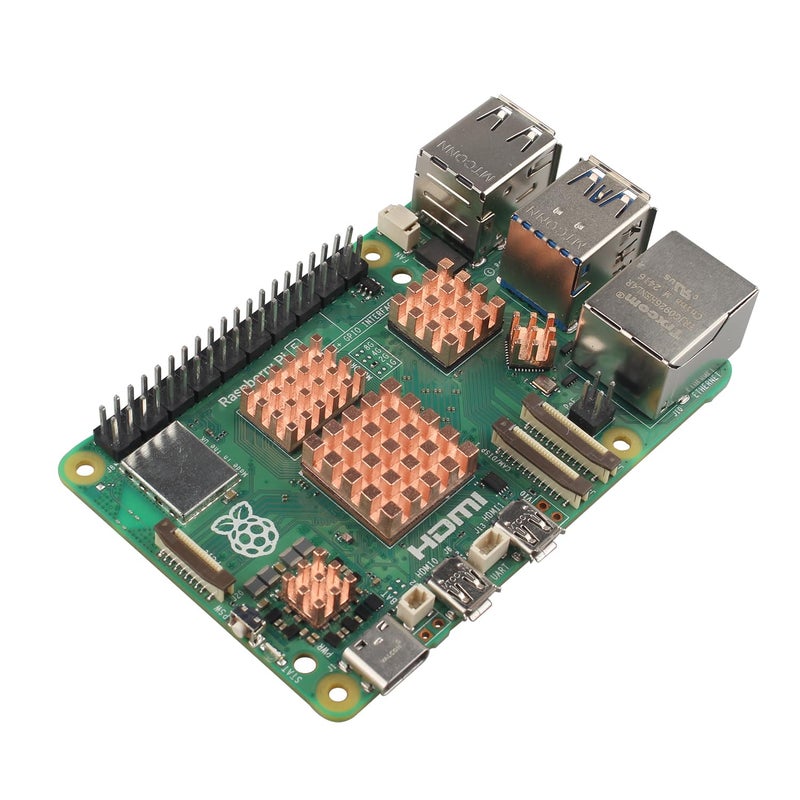 ZDE 20PCS Pure Copper Heatsinks CPU Cooler Heatsinks with Strong Thermal Conductivity Great Heat Dissipation Compatible with Raspberry Pi 5/Raspberry Pi 4 Model B - Image 5
